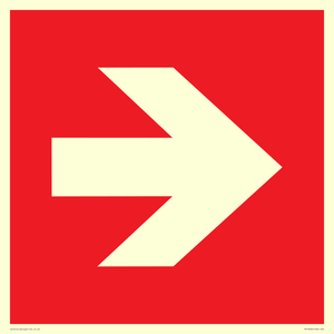 Right arrow (white on red background)